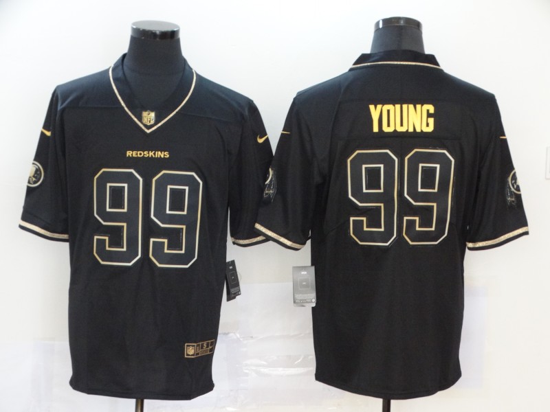 Men Washington Redskins #99 Young black Nike Vapor Untouchable Stitched Limited NFL new Jerseys->nba t-shirts->Sports Accessory